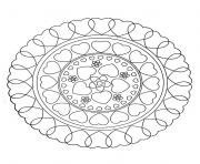 Printable free mandala to color hearts love  coloring pages